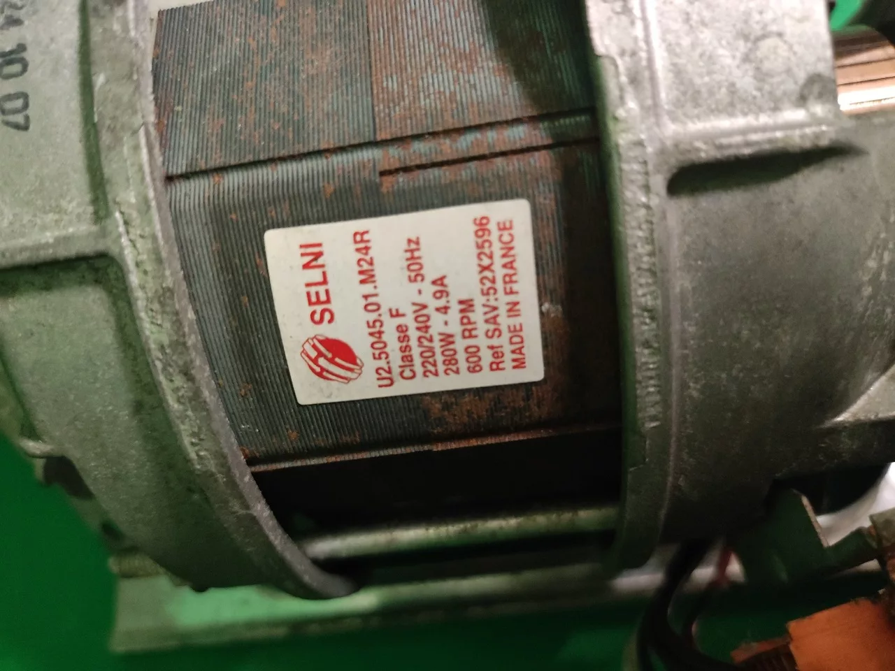Двигатель Bosch Brandt Selni U2.5045.01.M24R -6 контактов